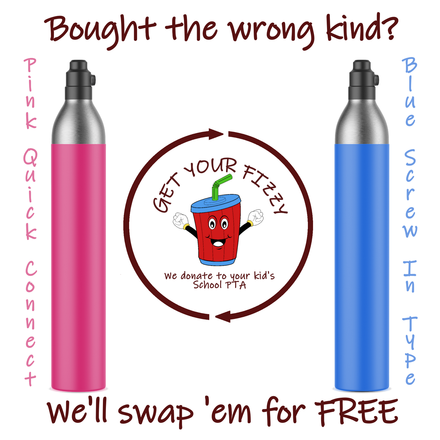 FREE CO2 Canister Swap