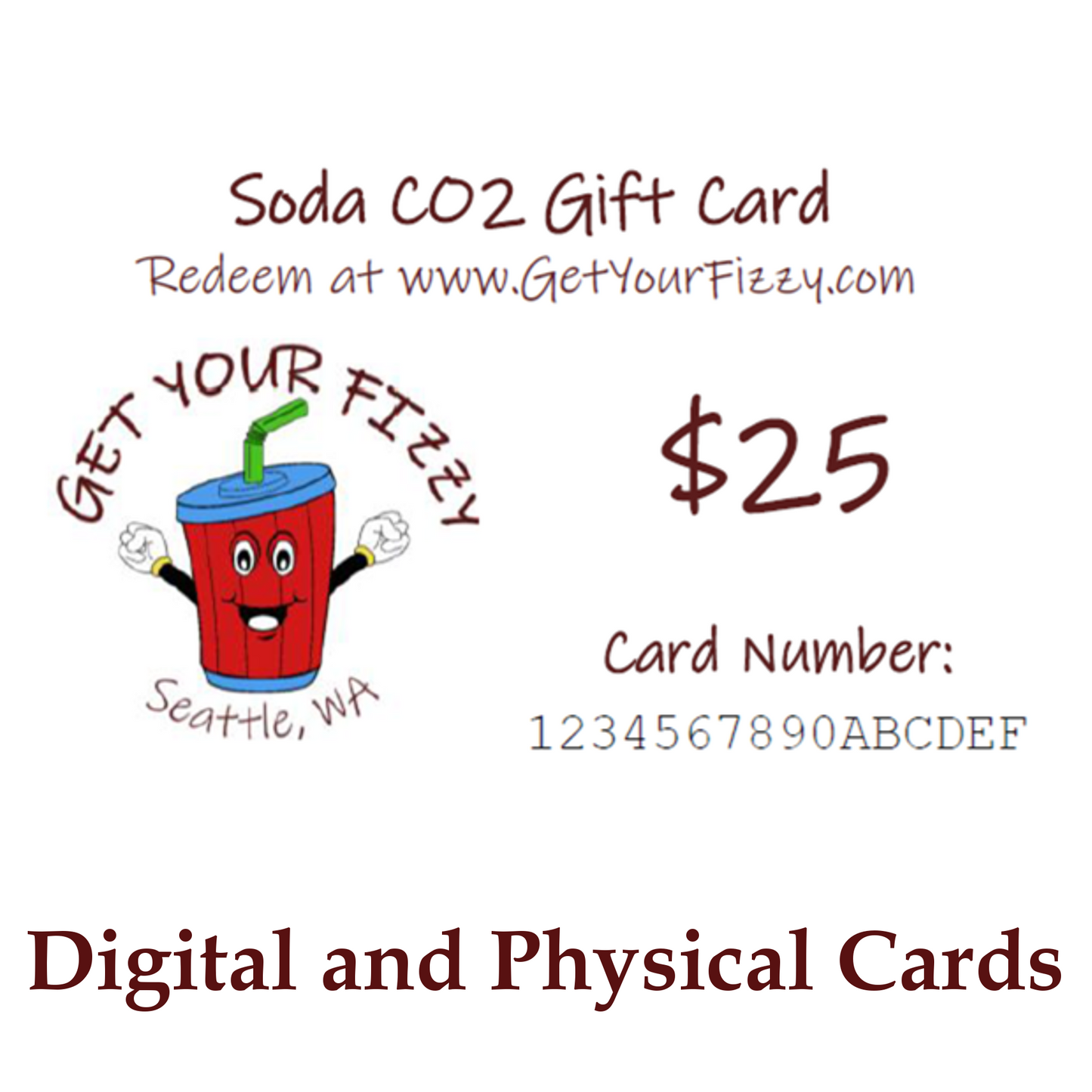 Soda CO2 Gift Card